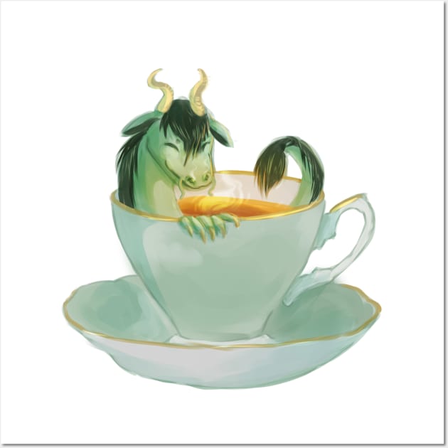 Tea dragon 1 Wall Art by winterray